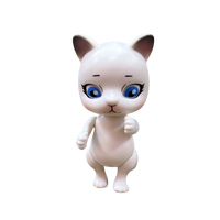 Personnaliser les poupées de chat d'activité avec différentes tailles pouvant s'adapter à des coquilles d'œufs jouet pour enfants