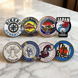 Fabricante OEM ODM, sin pedido mínimo, logotipo personalizado, pines de solapa personalizados, metal, esmalte suave/duro, diseño moderno de imitación antigua - Product Image 3