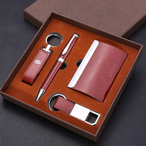 Penna personalizzata con carta, supporto e scatola portachiavi imballata set <span class=keywords><strong>regalo</strong></span> aziendale aziendale promozionale personalizzato/ - Product Image 3