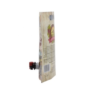 Embalaje de alimentos bolsa de papel de aluminio para embalaje de <span class=keywords><strong>vino</strong></span> de embalaje con <span class=keywords><strong>grifo</strong></span> válvula - Product Image 5
