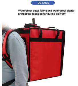 Kunden spezifische Takeout Insulation Delivery Box Wasserdichte Food Delivery <span class=keywords><strong>Cooler</strong></span> <span class=keywords><strong>Bag</strong></span> Rucksack - Product Image 2