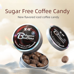 X-it nuevos dulces de café negro helado con sabor 98g dulces duros confitería café caramelo China - Product Image 5