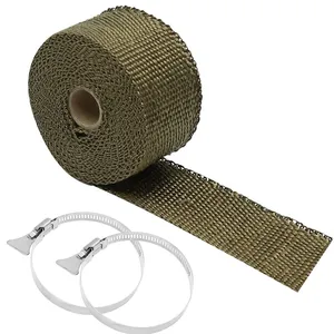Ruban ignifuge pour poêle de tente DIY, isolation thermique, protection de cheminée de poêle de tente de camping, ceinture de protection de conduit de fumée - Product Image 1