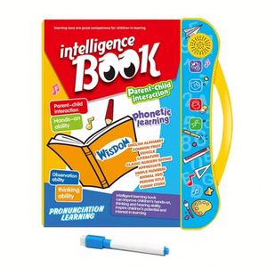 Máquina de Lectura Interactiva Personalizada para Niños, Bebés y Niños Pequeños, Libro de Aprendizaje con Sonido, Libro de Inteligencia, Portátil - Product Image 1
