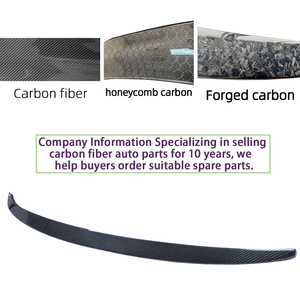 สปอยเลอร์หลังคาร์บอนไฟเบอร์ทรง S สำหรับ A5 S5 RS5 B9 4 ประตู Sportback ปี 2016-2025 - Product Image 4