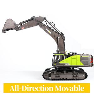 Nuevo 2025 HUINA 1593 Excavadora RC Metálica 1/14, Camión Volquete, Tractor de Orugas de Aleación, Cargadora, Coche RC Radiocontrolado 2.4G para Niños - Product Image 6