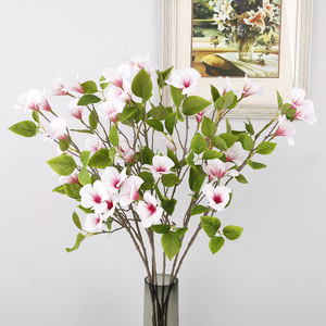 Fleurs artificielles haute simulation, blanc et rose, pour décoration de mariage et de maison, style européen - Product Image 1