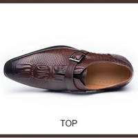 Chaussures de mariage de qualité supérieure pour hommes de style italien Slip-On Flat Personnalisable Premium Leather Pointed Toe All Seasons Dress