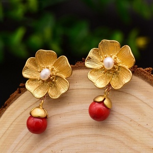 Pendientes de Perlas Barrocas con Diseño de Gota, Perlas Irregulares, Ligeros, para Uso Diario, Accesorio de Joyería de Moda para Mujer - Product Image 3