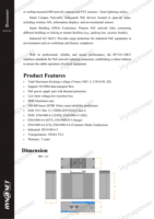 Protecteur de surtension PoE industriel OEM/ODM 1 port 10/100M 10KV DIN-Rail -40 à 75°C ℃   CE FCC pour CCTV/AP sans fil Hynapower IPV101-10KV