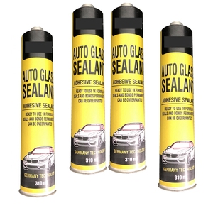 Một Thành Phần Auto Bus Xe Bên Kính Chắn Gió Kính Liên Kết PU Urethane Polyurethane Keo Đen Phun Sealant - Product Image 3