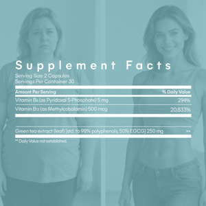 Fabrika Boost metabolizması yardım ağırlık yönetimi YEŞİL ÇAY özü vitaminleri B6 göbek yağ yakma zayıflama kapsülleri - Product Image 3