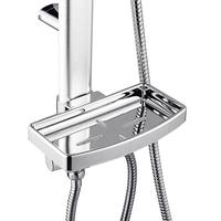 Celldeal — ensemble de douche en alliage d'aluminium, nouveau, avec plat à savon, douche à main, robinets thermostatiques, mitigeur douche