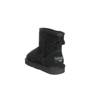 LKhk3770 stivaletti bassi da donna Slip-On tacco alto Chelsea Snow Boots nero stile classico piatto in cotone per l'autunno inverno - Product Image 2
