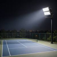 Projecteurs LED de stade 500W IP68 en alliage moulé sous pression, incurvés verticalement, résistants aux hautes températures, pour terrains de jeux, jardins et cours arrière