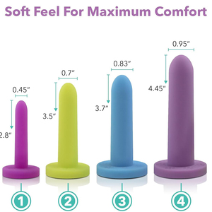 Juego de Dilatadores Vaginales de Silicona de Grado Médico para Mujeres, Tamaños Pequeños 1-8, 100% Impermeables, Uso Corporal - Product Image 4