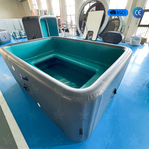 <span class=keywords><strong>Spa</strong></span> <span class=keywords><strong>Gonflable</strong></span> Rectangulaire Portable avec Sièges, Étanche, Installation Rapide, pour Extérieur et Intérieur, <span class=keywords><strong>Hiver</strong></span>, Bain à Bulles et Massage - Product Image 4
