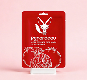 Mascarilla Facial de Esencia de Granada Renardeau, Hidratante y Blanqueadora de 1 Día, Cuidado Facial Herbal Hecho en Corea, para Todo Tipo de Piel - Product Image 3