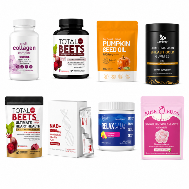 Private Label Adult Natural Mixed Supplement Sample Box OEM Nutrition Improve Immunity Trial Kit Low Price Brand Custom Test