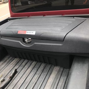 Boîte de rangement universelle pour pick-up, étanche, en plastique noir, pour outils - Product Image 2