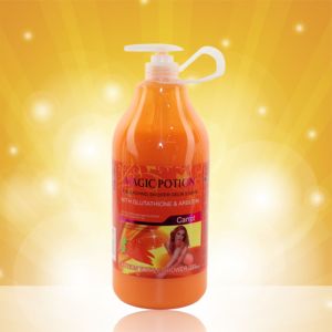 Gel Doccia Sbiancante Personalizzato con Etichetta Privata, Formula Organica con Rosa Dorata e Nicotinamide per Pelle Scura - Product Image 3