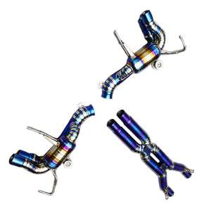 Scarico per <span class=keywords><strong>Ferrari</strong></span> California 4.3 2009-2014, Sistema di Scarico in Lega di Titanio con Valvola a Controllo Remoto - Product Image 3