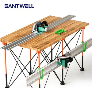 Banc de travail pliable multifonctionnel à pieds d'araignée, support de <span class=keywords><strong>carrelage</strong></span> en acier au manganèse réglable en hauteur - Product Image 6