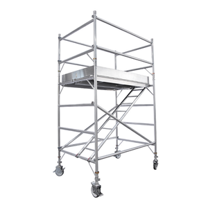 Andamio directo <span class=keywords><strong>de</strong></span> fábrica Plataformas <span class=keywords><strong>de</strong></span> trabajo móviles al aire libre OEM / ODM Walk Through Ladder Frame Andamios Torre para construcción - Product Image 4
