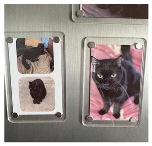 Marco de Fotos Magnético de Acrílico Transparente Personalizado, Imán Fuerte para Refrigerador, para Instax Mini, Ecológico, Resistente al Agua, Recuerdo de Boda, Regalo - Product Image 2