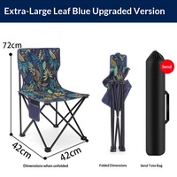 Ensemble table et chaise pliantes pour pique-nique et camping, mobilier d'extérieur portable et pliable en tissu Oxford pour le camping, la randonnée et la pêche