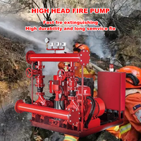 Pompe à eau électrique centrifuge haute pression, pompe à incendie à moteur diesel, ensemble de pompes à incendie pour bâtiments commerciaux