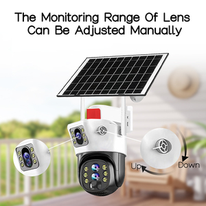 Cámara de Seguridad WiFi Inteligente para Exteriores, Sistema de Alarma con <span class=keywords><strong>Sensor</strong></span> de <span class=keywords><strong>Movimiento</strong></span> Inalámbrico, Visión Nocturna en Color 1080P, Cámara CCTV para el Hogar, Comunicación Bidireccional - Product Image 3