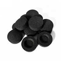 CharcoalGo Meilleures ventes 22/27mm Tablettes de charbon de bois de pomme pur à allumage rapide pour Bakhoor, Chicha, Encens, Oud, Vente en gros