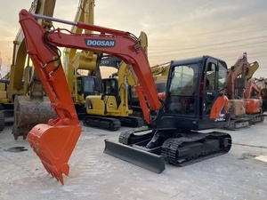 Pelle sur chenilles Doosan DX60 d'occasion en bon état Composants du noyau du moteur de la pompe à moteur Yanma Mini pelleteuse d'occasion - Product Image 2