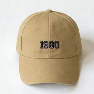 Casquette de baseball en coton brodée vintage 1980, unisexe, réglable, style streetwear décontracté, chapeau de soleil pour hommes et femmes, toutes couleurs - Product Image 1