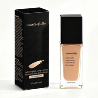 Fond de Teint Liquide Couvrance Totale Imperméable Personnalisable avec Votre Logo Végan Fini Mat Correcteur Hydratant Maquillage