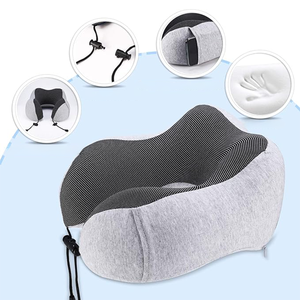 A forma di U comodo cuscino per il collo in Memory Foam portatile da viaggio per aereo - Product Image 3