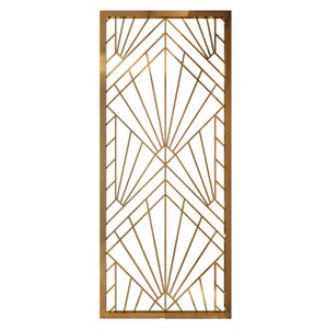Panneaux de séparation de pièce en métal Hotsalemetal 200cm, couleur PVD personnalisée, séparateurs de pièce pour salles de banquet d'hôtels cinq étoiles - Product Image 4