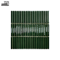 Kit vert foncé Kat forme de doigt mur mosaïque sol mosaïque en céramique pour salle de bain salle de douche cuisine décoration carreaux de céramique