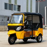 Vente directe usine 2026 – Tuk-Tuk à essence à 2 rangées, équipé de pneus tout-terrain, tricycle passager pour touristes et marchés africains