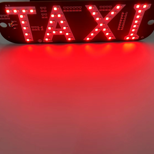 Fabricant de lumières LED, source de vente en gros, affichage LED bicolore avec interrupteur, chargeur de voiture USB pour allume-cigare de taxi - Product Image 2