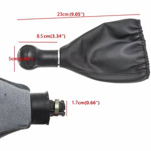 หัวเกียร์หุ้มหนัง 5 สปีด สำหรับรถยนต์ VW <span class=keywords><strong>POLO</strong></span> <span class=keywords><strong>GOLF</strong></span> 2 Bora ปี <span class=keywords><strong>1996</strong></span> 1997 1998 1999 2000 2001 2002 2003 - 2009 - Product Image 5