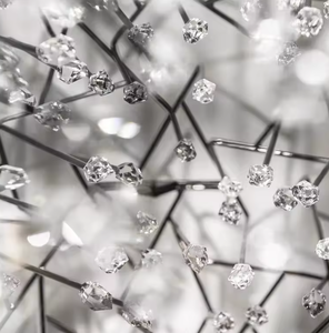 Zeal Lighting Postmodern Round Led Crystal Spherical <b>Chandelier</b> Indoor Gold Crystal <b>Chandelier</b> Light - Product Image 6