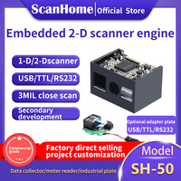 Módulo de Escaneo de Códigos de Barras Code Engine SH-50, USB/Seriel RS232 TTL COM, Sensor CMOS, Lector de Códigos QR, Certificado por la FCC, 1 Año de Garantía