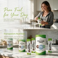 OEM Private Label Plantaardig Eiwitpoeder IJs Koffie 20g Eiwit Plantaardig Erwten Eiwitpoeder Vegan 300g Stickverpakking