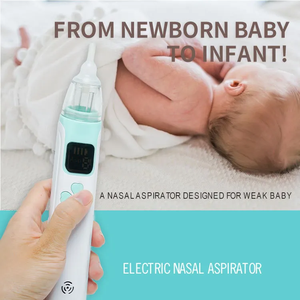 Limpiadores de Nariz de bajo ruido de música certificada, material de silicona recargable por USB, aspirador <span class=keywords><strong>nasal</strong></span> electrónico de succión ajustable para bebés - Product Image 2