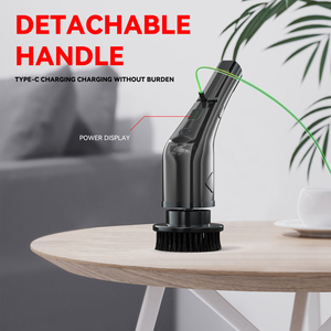Brosse de nettoyage électrique sans fil, baignoire et <span class=keywords><strong>carrelage</strong></span> 360 épurateur électrique double vitesse avec long manche pour salle de bain cuisine voiture - Product Image 5