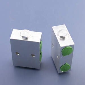 油圧工場カスタムサミットアルミニウム350Bar鋼亜鉛メッキダブルパイロット油圧チェックバルブ - Product Image 2