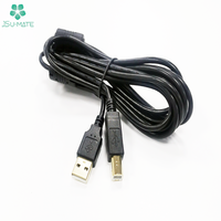 Kabel Data USB 2.0 AM ke BM Kustom Pabrik, Kabel Pemindai Printer Tipe B USB 2.0