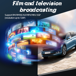 Topsource 7inch tự động có thể thu vào xe máy nghe nhạc 1din xe TV LCD MP5 Máy nghe nhạc Gương Chiếu Hậu Xe Video màn hình cho phổ quát - Product Image 6